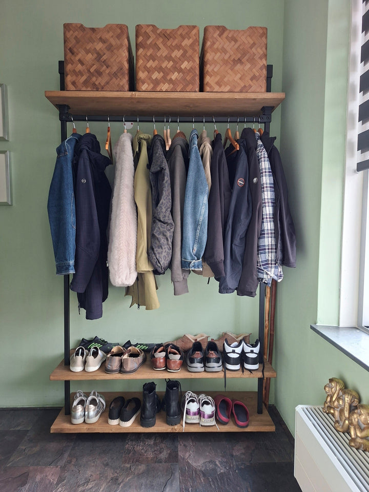 Landelijke kapstok op maat gemaakt door design85