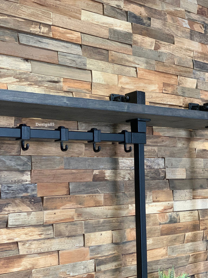 Kapstok zwart metaal