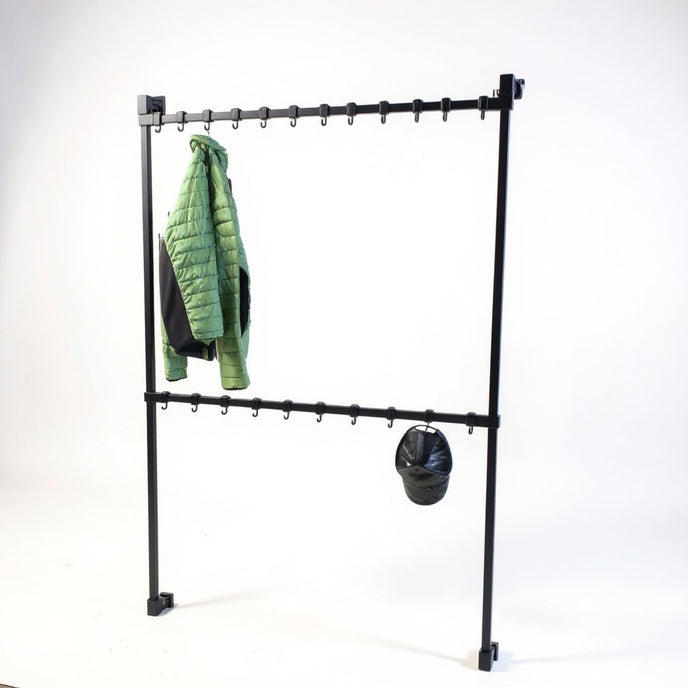 Kapstok zwart metaal hangend