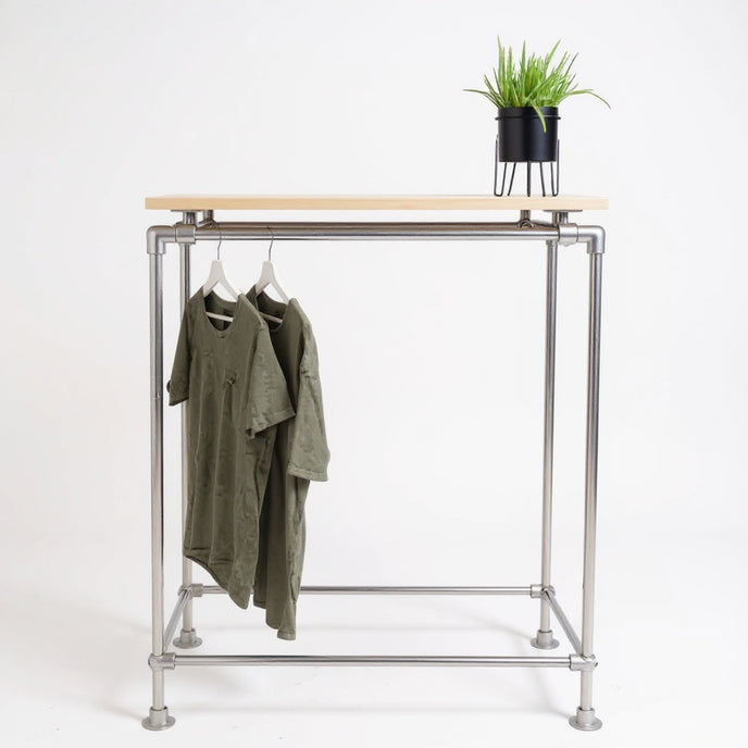 Houten kledingrek Stevig