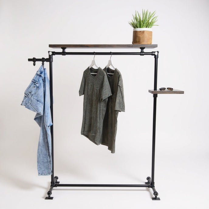 Houten kledingrek Levend