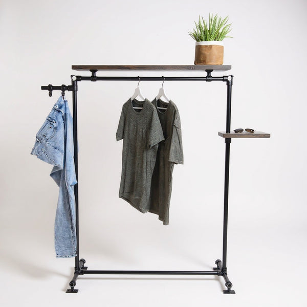 Houten kledingrek Levend