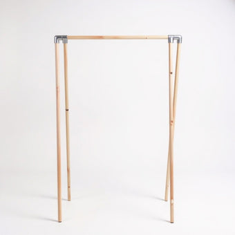 Houten kledingrek Potig