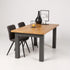 Industriële Eiken Eettafel Hagel