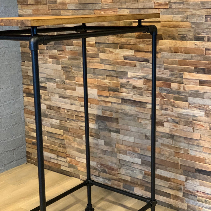 Houten kledingrek Strak