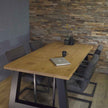 Industriële Eiken Eettafel Bos