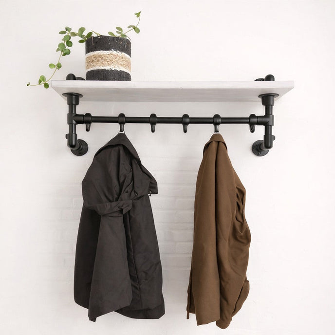 Steigerbuis kapstok Wand