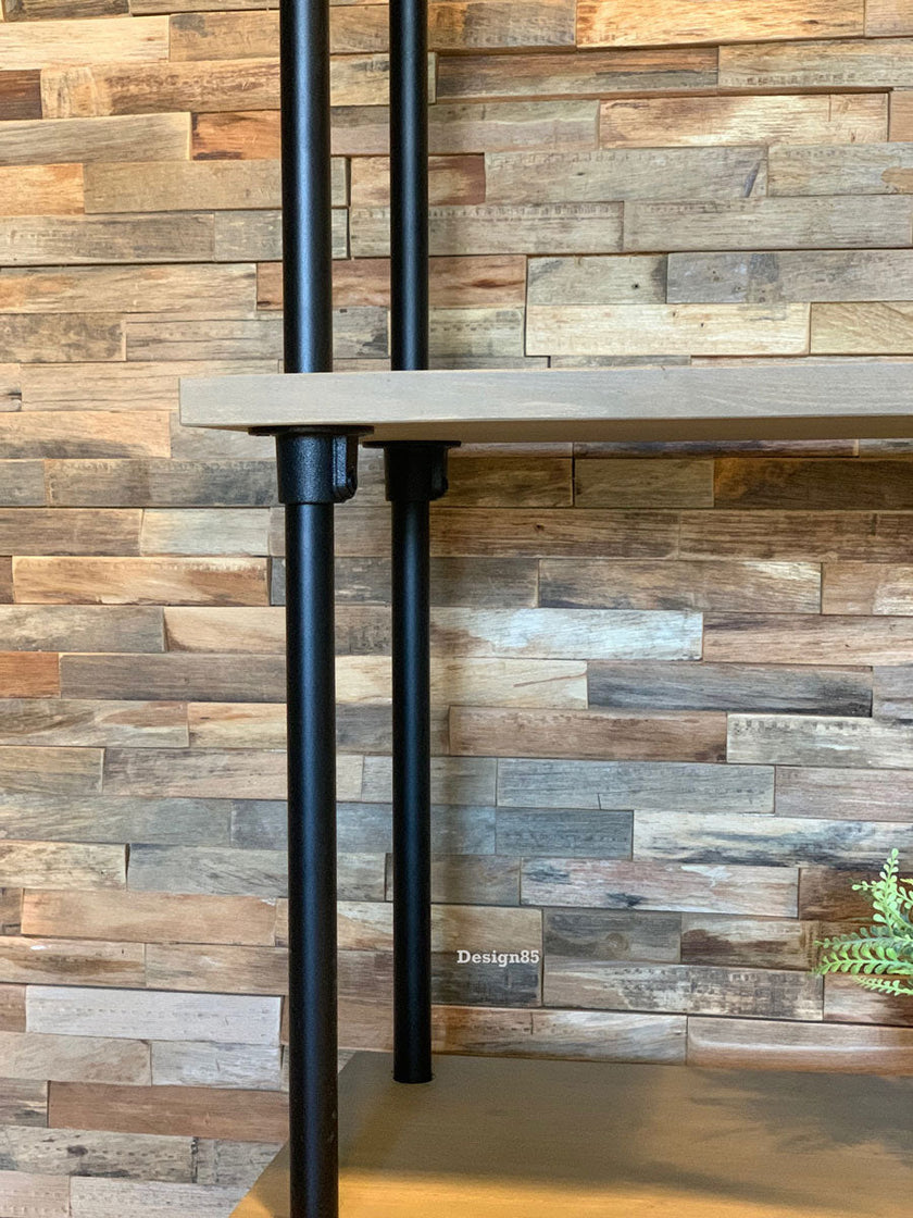 Steigerbuis kast Zwart