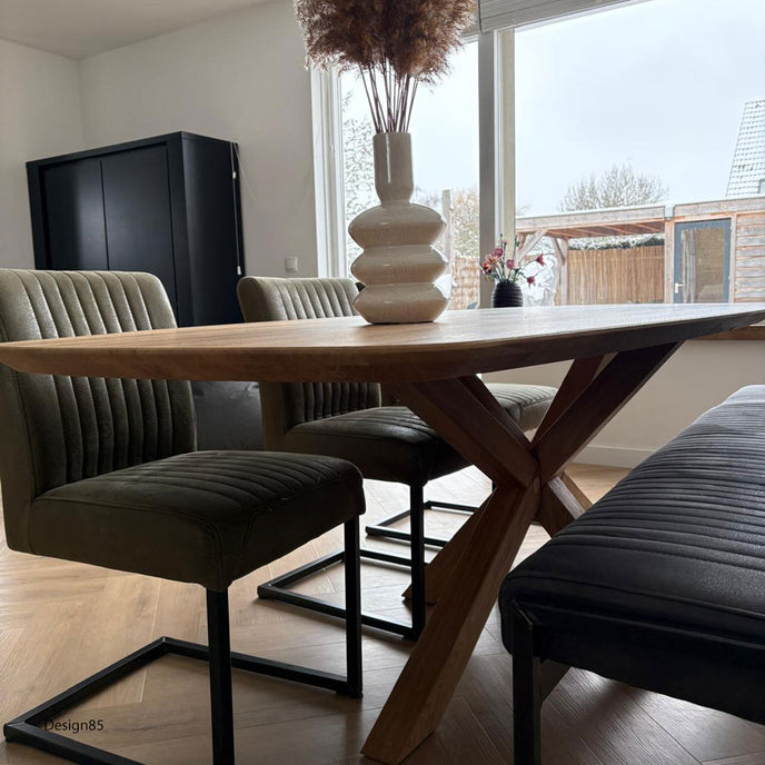 Eettafel deens ovaal Nordic