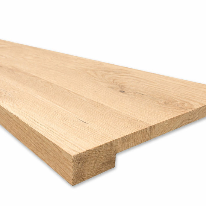 Eiken vensterbank overzet