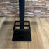 Bartafel Miami met houten tafelblad en zwart metalen frame