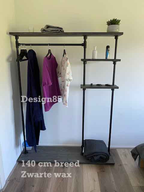 Houten kledingrek Chic