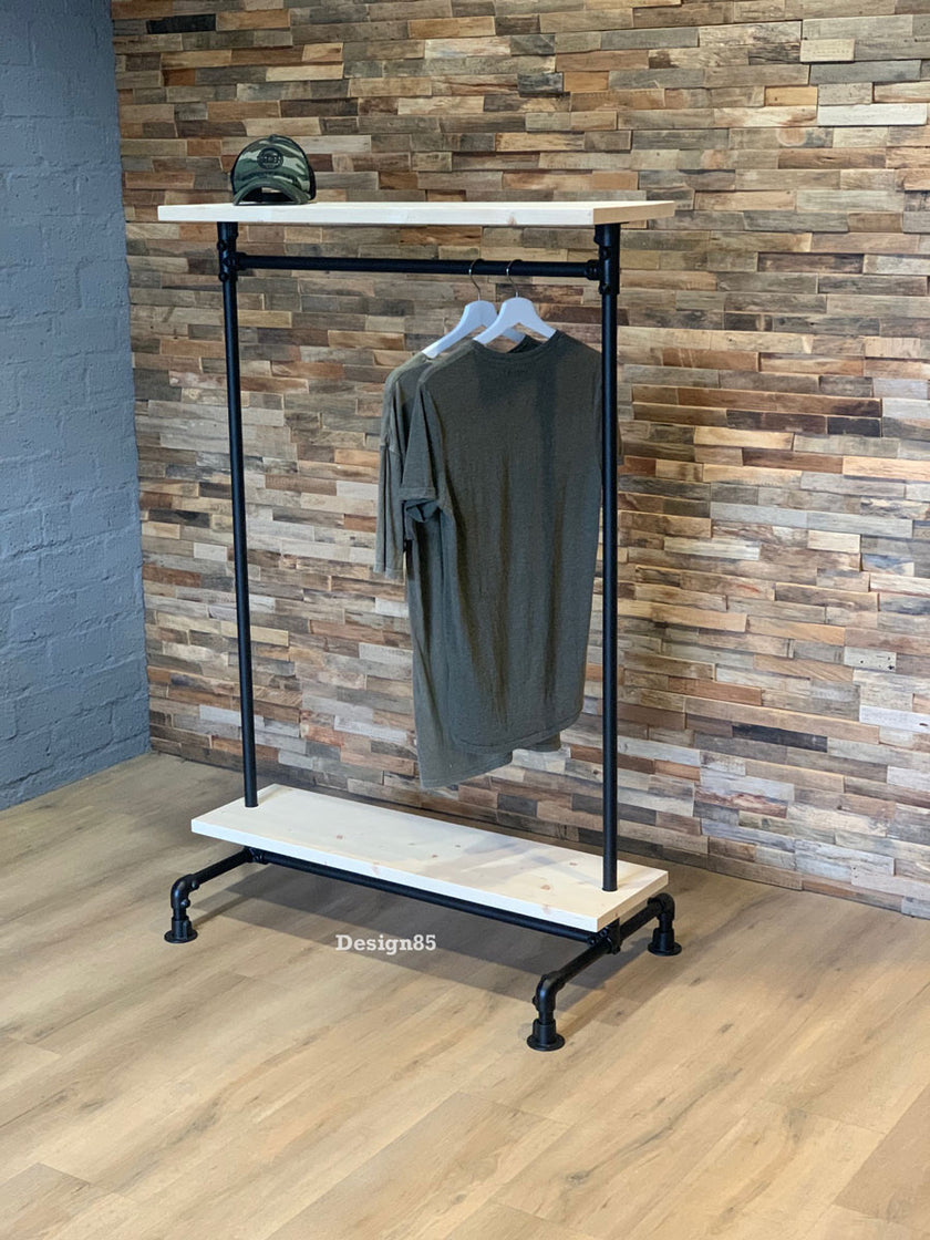 Houten kledingrek Energiek