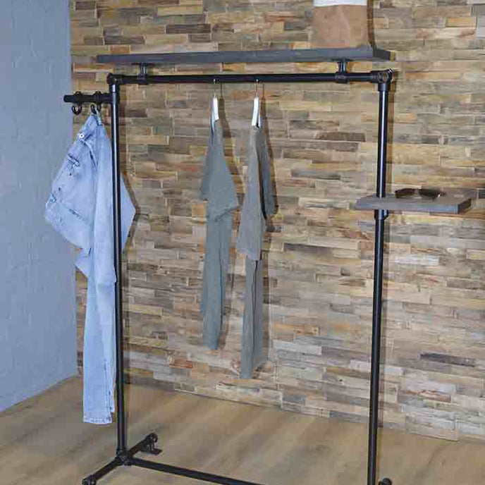 Houten kledingrek Levend