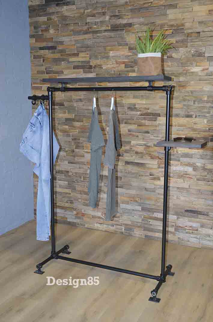 Houten kledingrek Levend