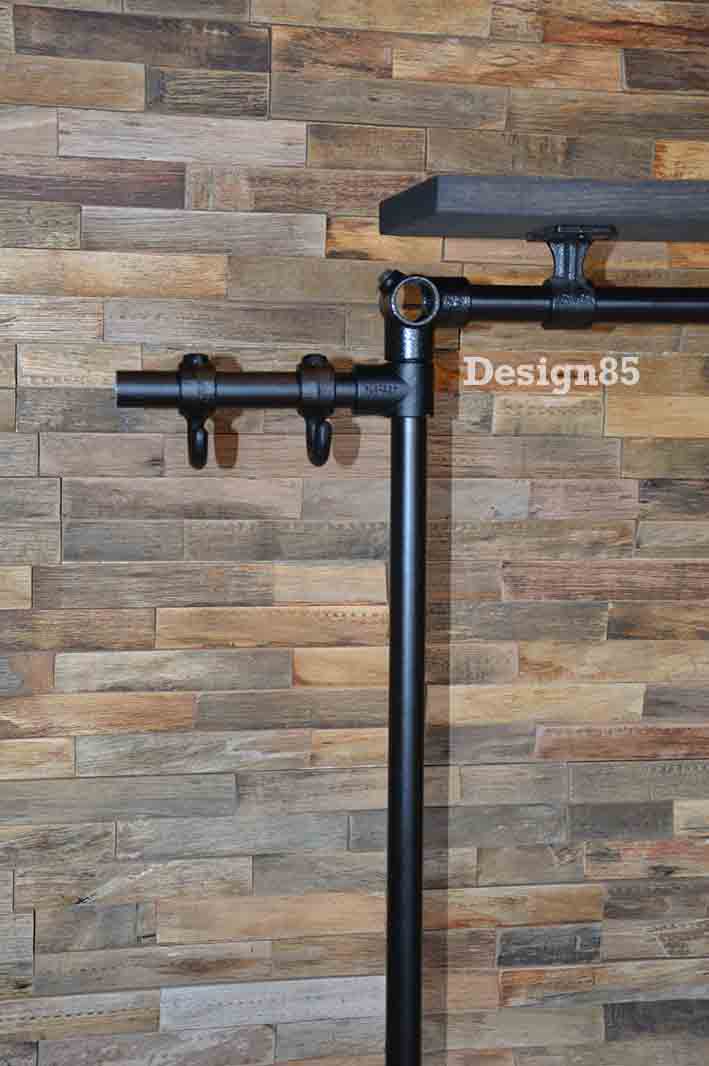 Houten kledingrek Levend