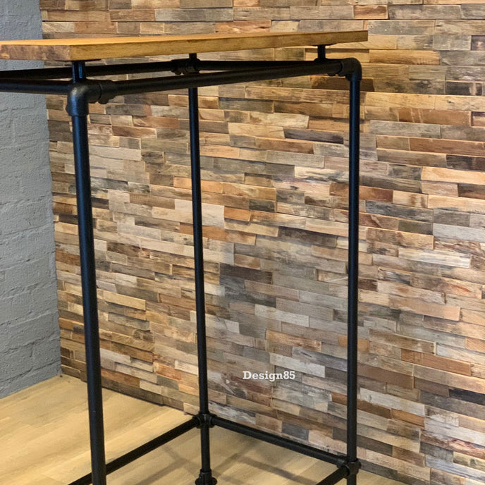 Houten kledingrek Strak