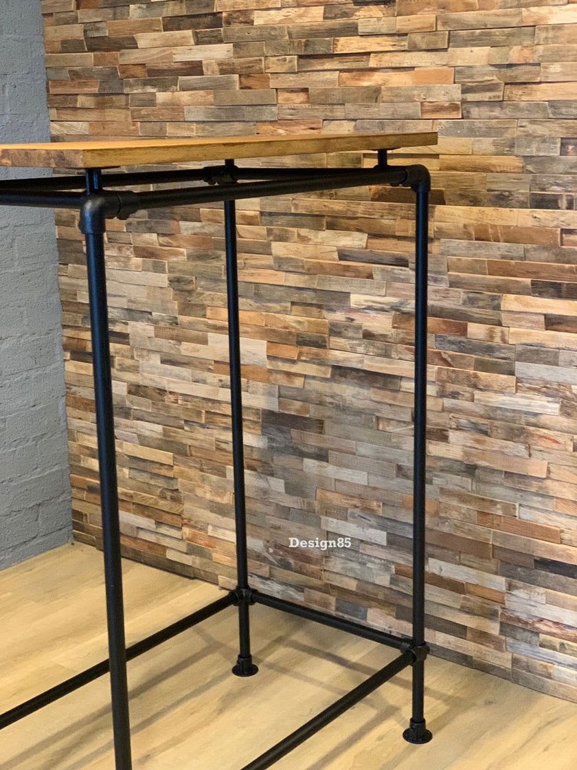 Houten kledingrek Strak