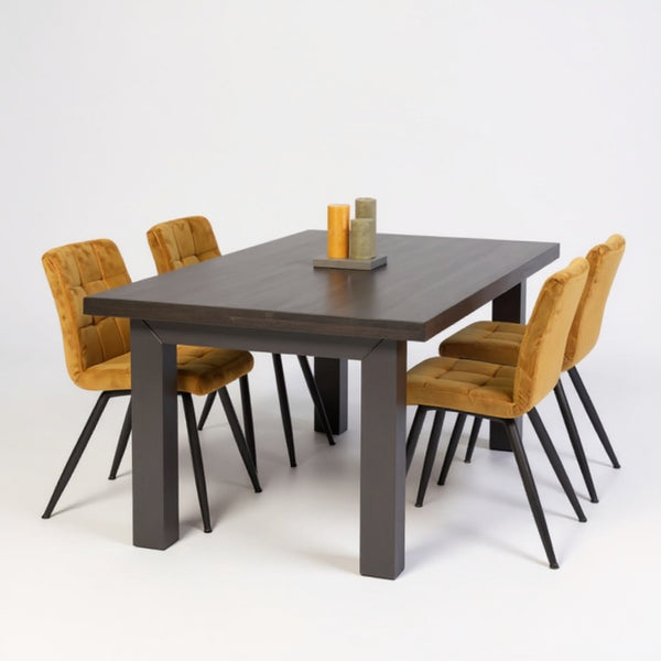 Industriële steigerhout eettafel Orkaan