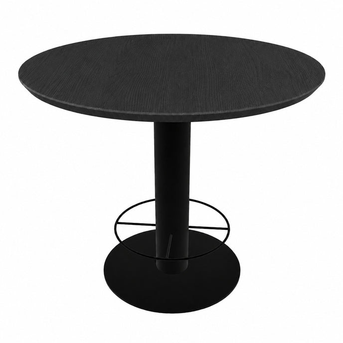 industriele bartafel loft in de kleur black