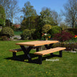 Industriële tuintafel Picknick