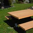 Industriële tuintafel Picknick