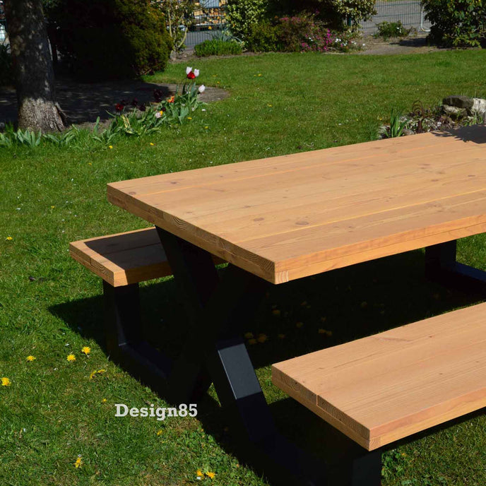 Industriële tuintafel Picknick