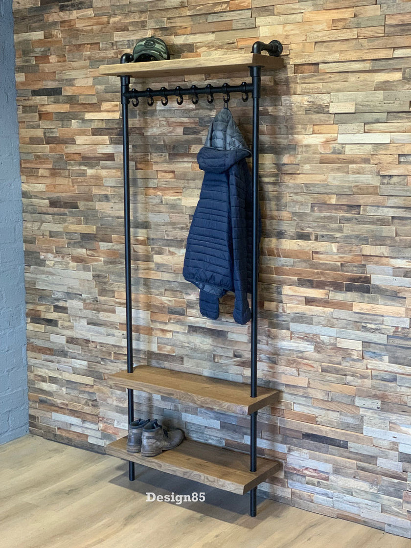 Industriële Kapstok Boomstam