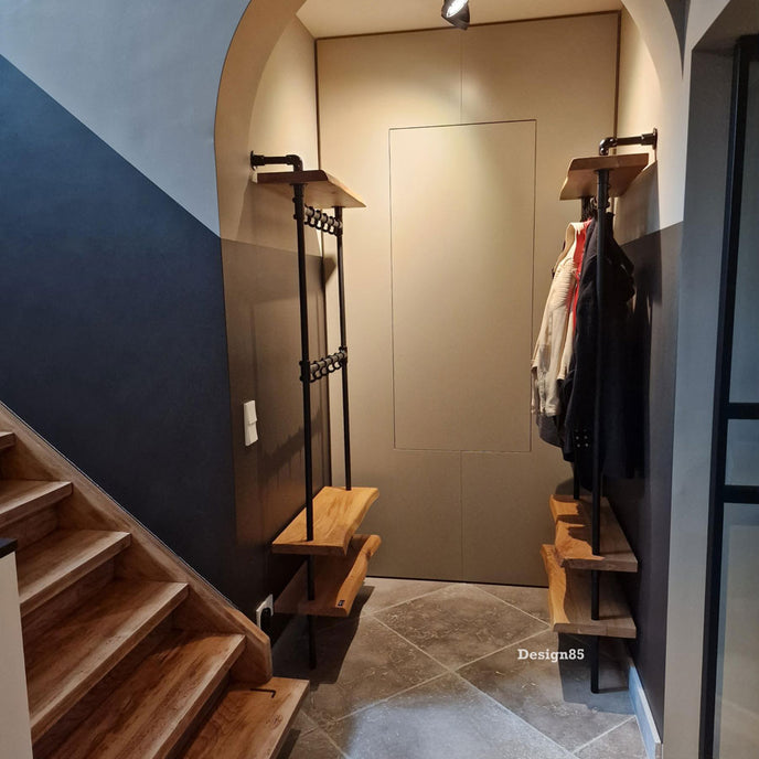 Industriële Kapstok Boomstam