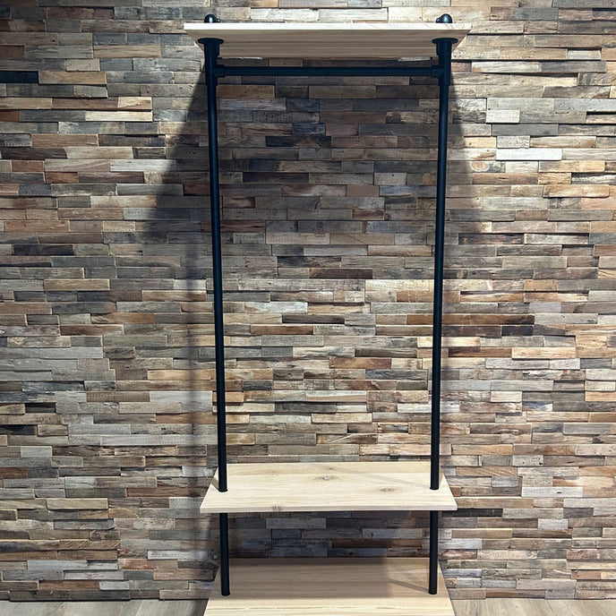 Industriële Kapstok Eikenhout