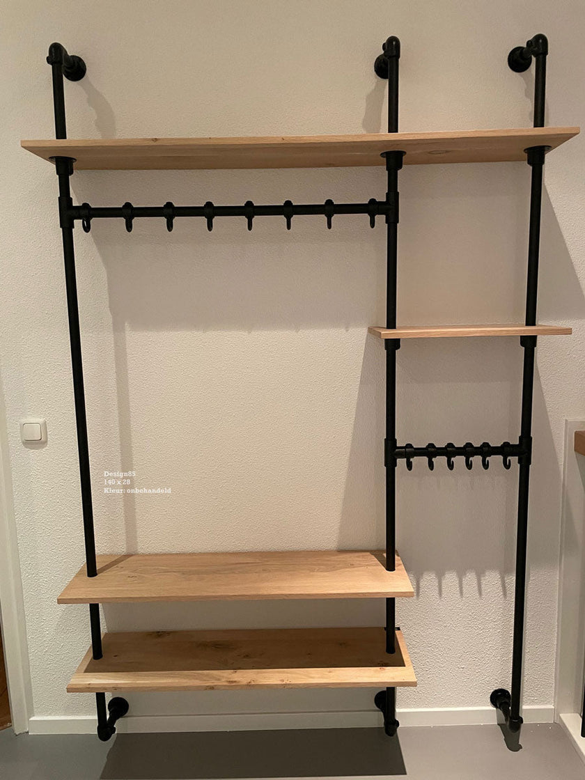 Industriële kapstok Stralend