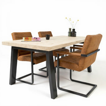 Industriële steigerhout eettafel Evenaar