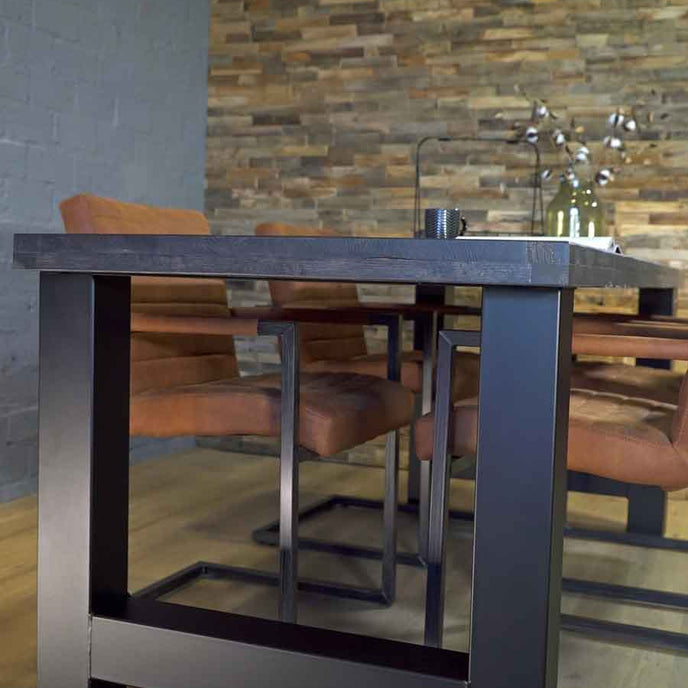 Industriële Steigerhout Eettafel Horizon