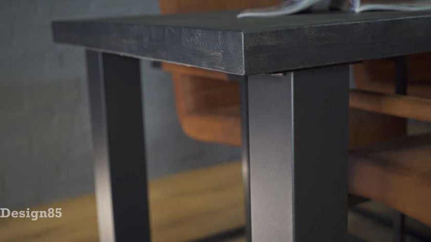 Industriële steigerhout eettafel Mist