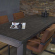 Industriële steigerhout eettafel Orkaan