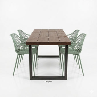 Industriële tuintafel Buiten