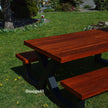 Industriële tuintafel Picknick