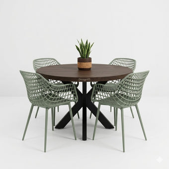 Industriele tuintafel Rond