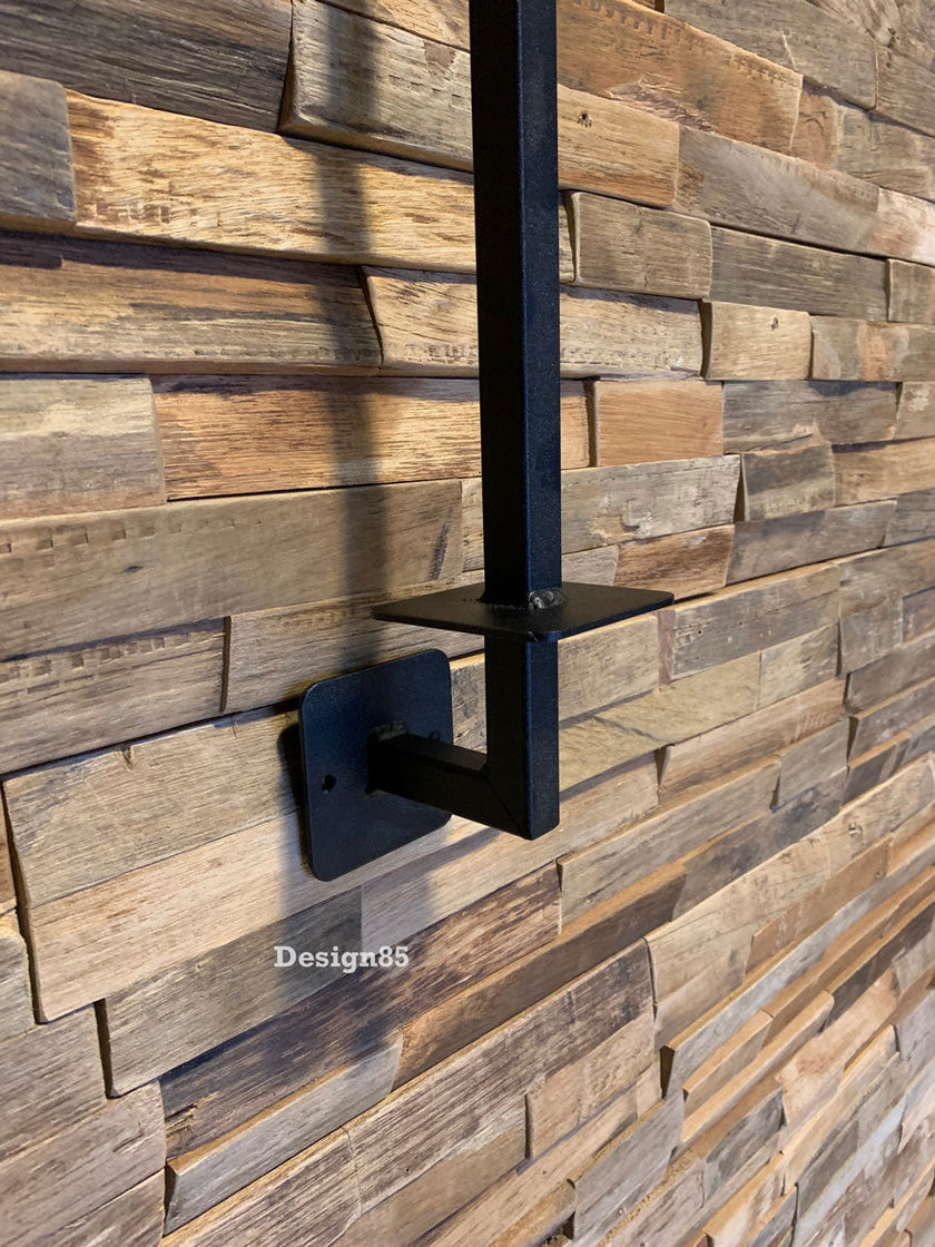 Industriële WC Rolhouder Vierkant