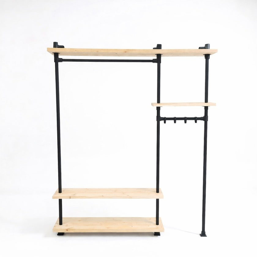 Kapstok zwart metaal Design