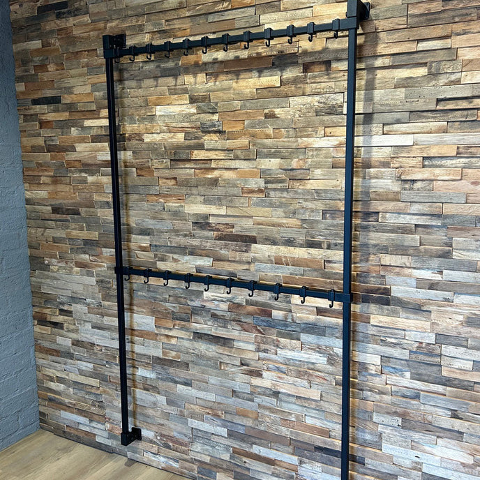 Kapstok zwart metaal hangend