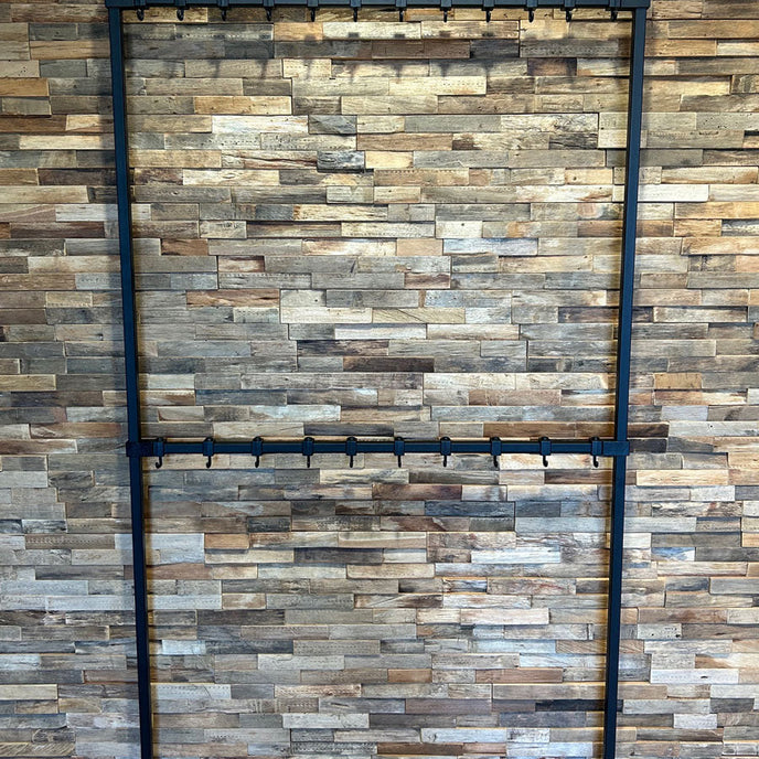 Kapstok zwart metaal hangend