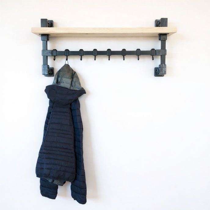 Kapstok zwart metaal Lus