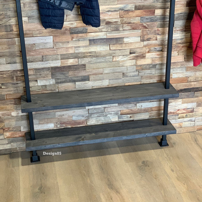 Kapstok zwart metaal Sprankel