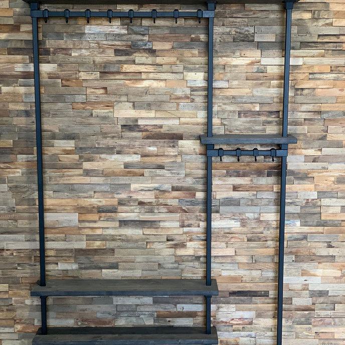 Kapstok zwart metaal Sprankel