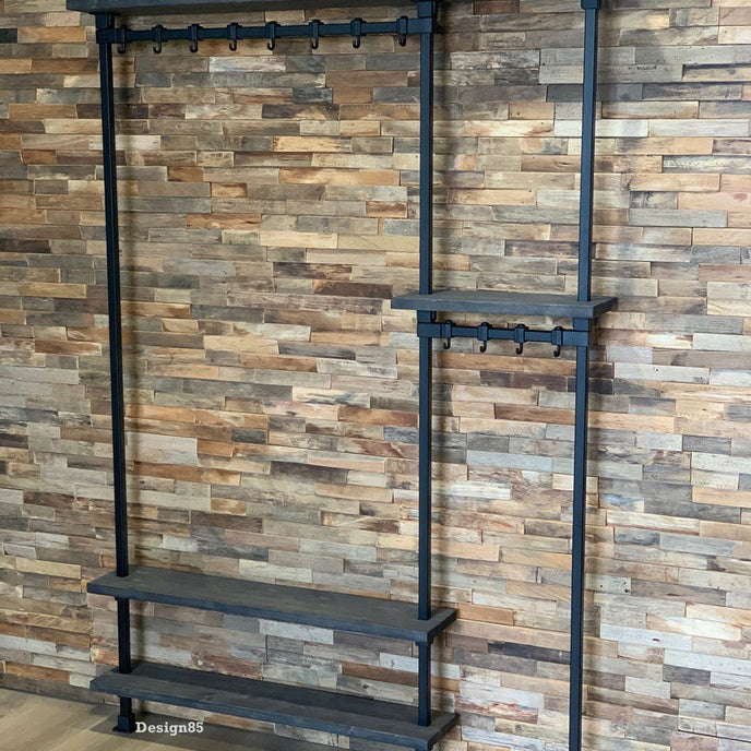 Kapstok zwart metaal Sprankel