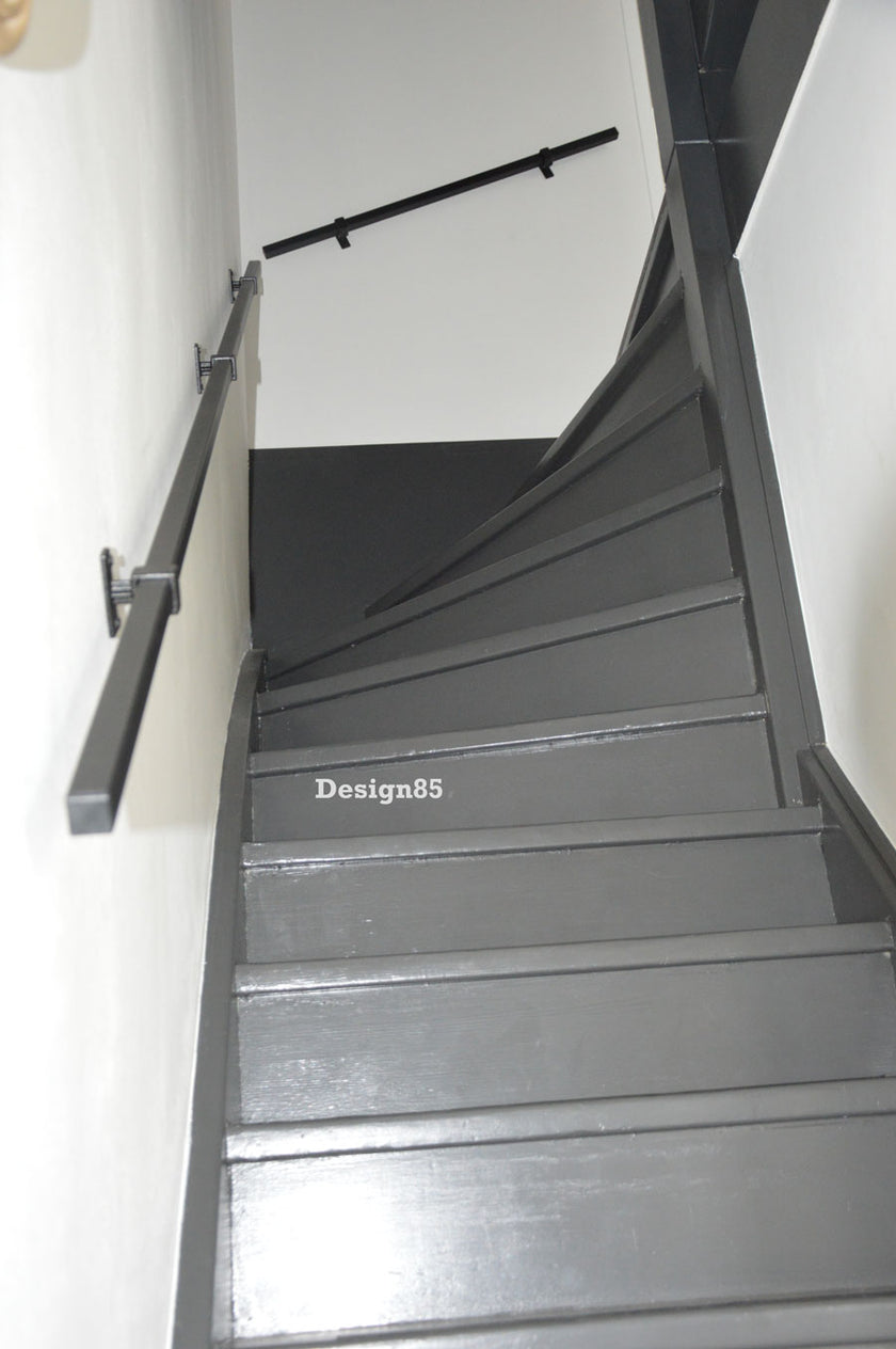 Stalen Trapleuning Zwart