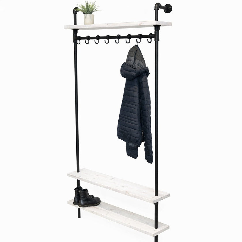 Steigerbuis kapstok Vintage