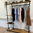 Steigerbuis kledingrek Deluxe