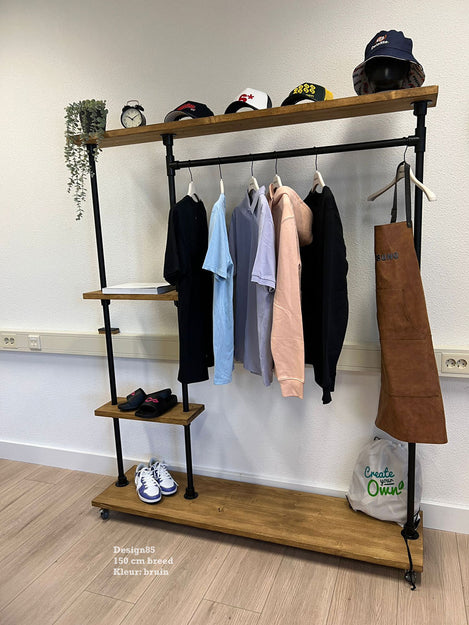 Steigerbuis kledingrek Deluxe5